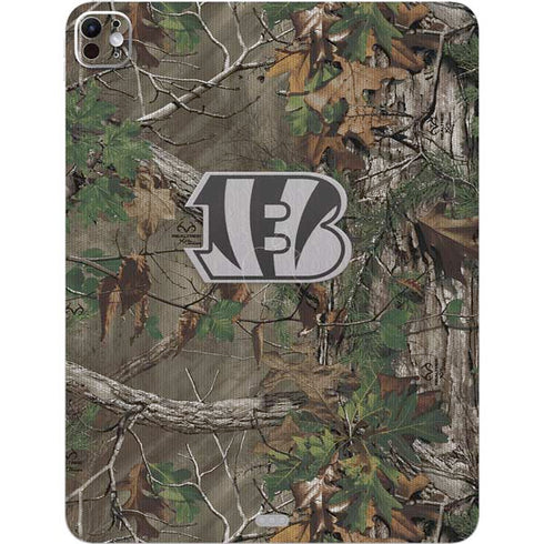NFL Cincinnati Bengals Realtree Xtra Green Camo iPad Pro 13in M4 (2024) Skin