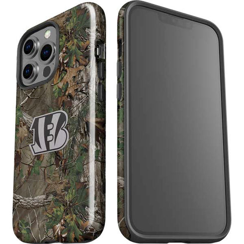 NFL Cincinnati Bengals Realtree Xtra Green Camo iPhone 15 Pro Impact Case