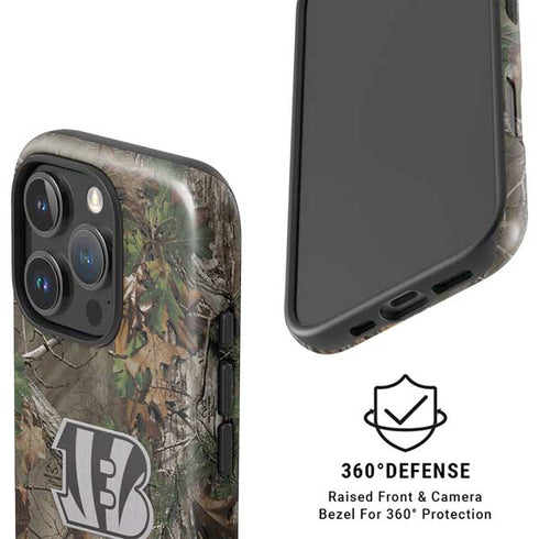 NFL Cincinnati Bengals Realtree Xtra Green Camo iPhone 16 Pro Max Magsafe Impact Case
