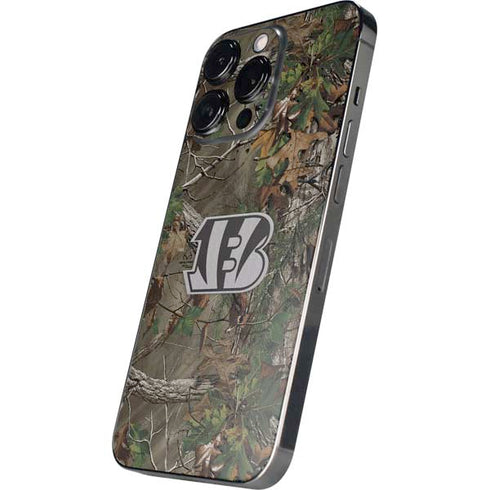 NFL Cincinnati Bengals Realtree Xtra Green Camo iPhone 16 Pro Skin