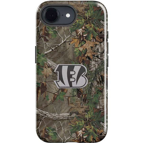 NFL Cincinnati Bengals Realtree Xtra Green Camo iPhone 16e Impact Case