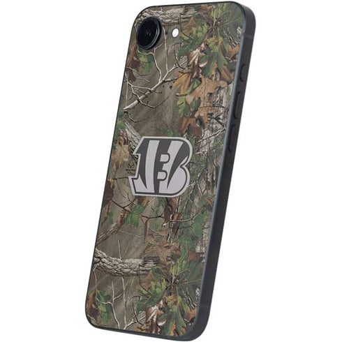 NFL Cincinnati Bengals Realtree Xtra Green Camo iPhone 16e Skin