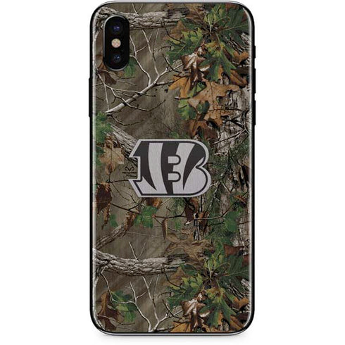 NFL Cincinnati Bengals Realtree Xtra Green Camo iPhone XS Max Skin