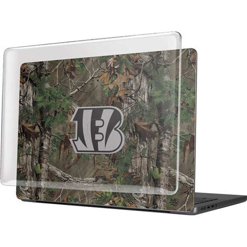 NFL Cincinnati Bengals Realtree Xtra Green Camo MacBook Pro 14in (2021-24) Case plus Skin
