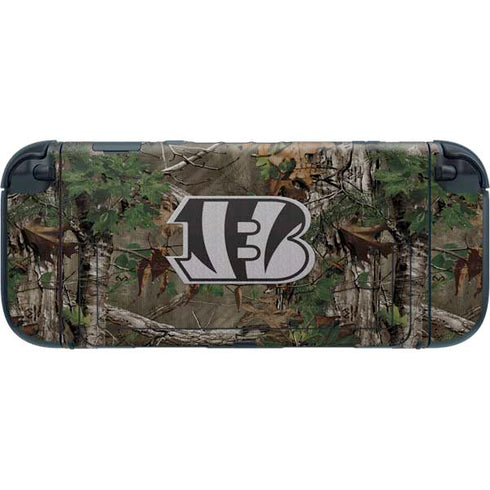NFL Cincinnati Bengals Realtree Xtra Green Camo Nintendo Switch 2 (2025) with Joy-Con Skin