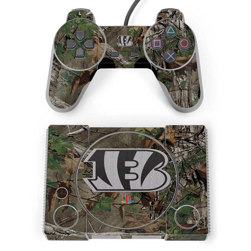 NFL Cincinnati Bengals Realtree Xtra Green Camo PlayStation Classic Bundle Skin