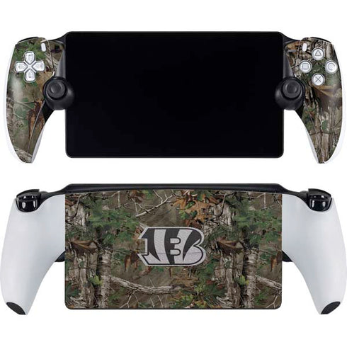 NFL Cincinnati Bengals Realtree Xtra Green Camo PlayStation Portal Remote Player Skin