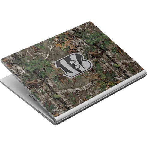 NFL Cincinnati Bengals Realtree Xtra Green Camo Surface Book Skin