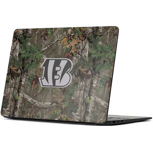 NFL Cincinnati Bengals Realtree Xtra Green Camo Surface Laptop 7 13.8in Skin