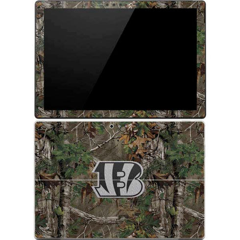 NFL Cincinnati Bengals Realtree Xtra Green Camo Surface Pro 4 Skin