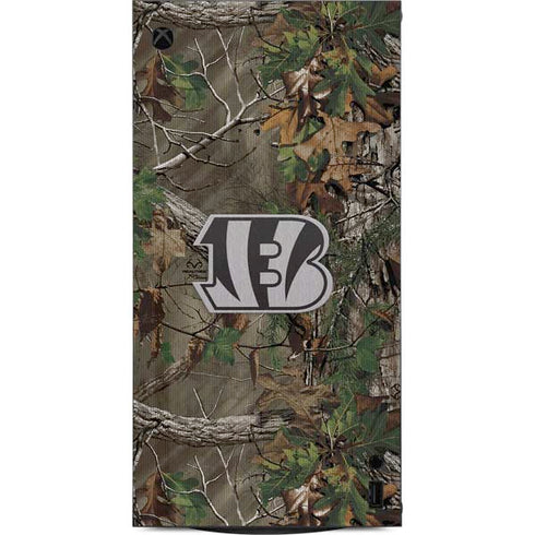 NFL Cincinnati Bengals Realtree Xtra Green Camo XBox Series X Digital Edition Console Skin