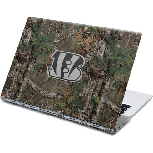 NFL Cincinnati Bengals Realtree Xtra Green Camo Yoga 910 2-in-1 14in Touch-Screen Skin