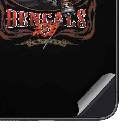 Liquid Blue NFL Cincinnati Bengals Running Back Galaxy S25 Plus Skin