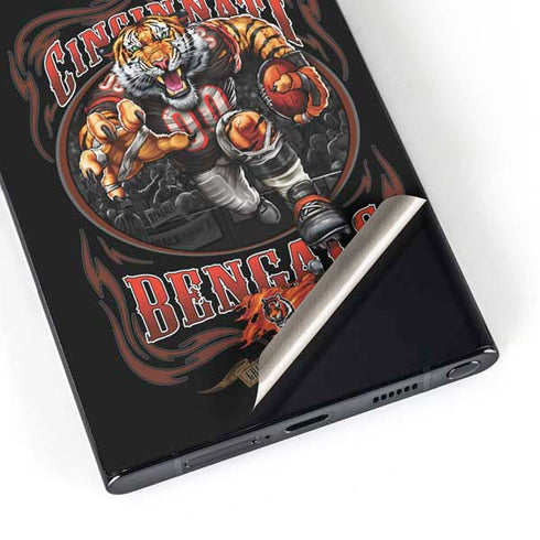 Liquid Blue NFL Cincinnati Bengals Running Back Galaxy S24 Ultra Skin