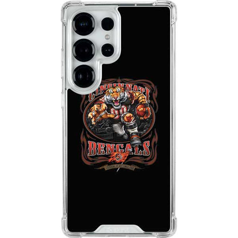 Liquid Blue NFL Cincinnati Bengals Running Back Galaxy S25 Ultra Clear Case