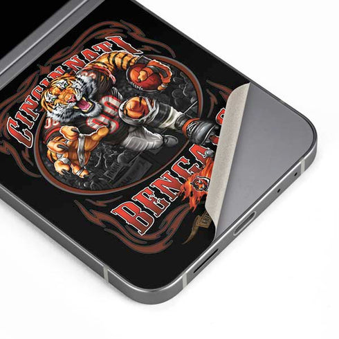 Liquid Blue NFL Cincinnati Bengals Running Back Galaxy Z Flip6 Skin