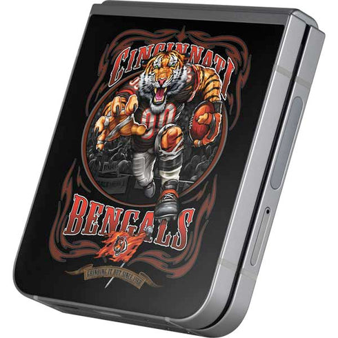 Liquid Blue NFL Cincinnati Bengals Running Back Galaxy Z Flip6 Skin