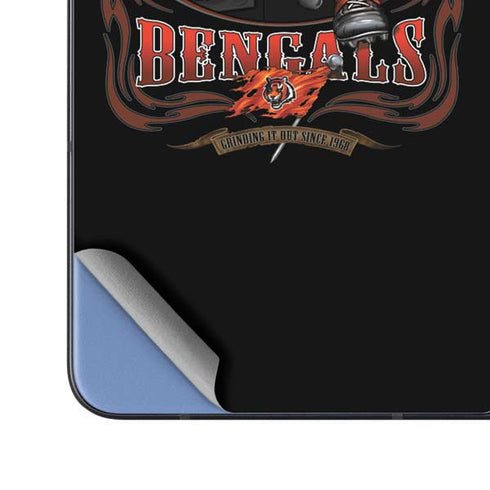 Liquid Blue NFL Cincinnati Bengals Running Back Galaxy Z Fold5 5G Skin