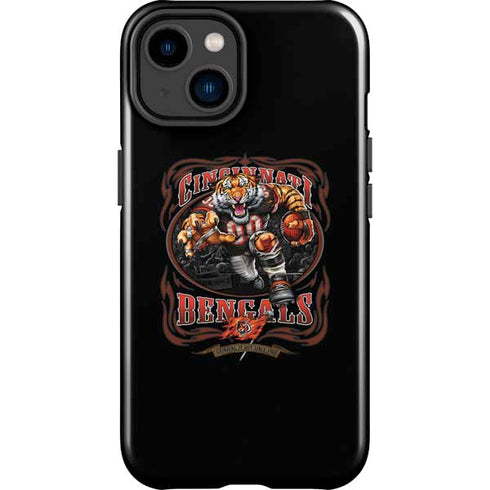 Liquid Blue NFL Cincinnati Bengals Running Back iPhone 15 Impact Case