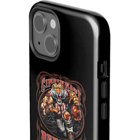 Liquid Blue NFL Cincinnati Bengals Running Back iPhone 15 Impact Case