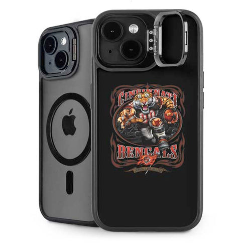 Liquid Blue NFL Cincinnati Bengals Running Back iPhone 15 Kickstand Case