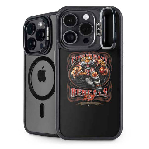 Liquid Blue NFL Cincinnati Bengals Running Back iPhone 15 Pro Kickstand Case
