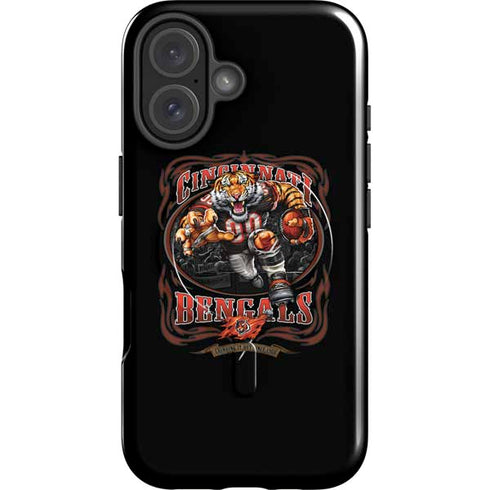 Liquid Blue NFL Cincinnati Bengals Running Back iPhone 16 Plus Magsafe Impact Case