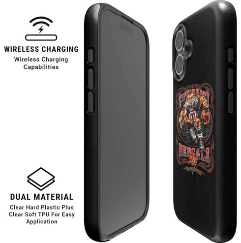Liquid Blue NFL Cincinnati Bengals Running Back iPhone 16 Plus Magsafe Impact Case
