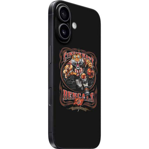 Liquid Blue NFL Cincinnati Bengals Running Back iPhone 16 Plus Skin