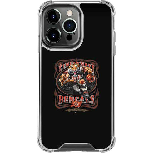 Liquid Blue NFL Cincinnati Bengals Running Back iPhone 16 Pro Clear Case