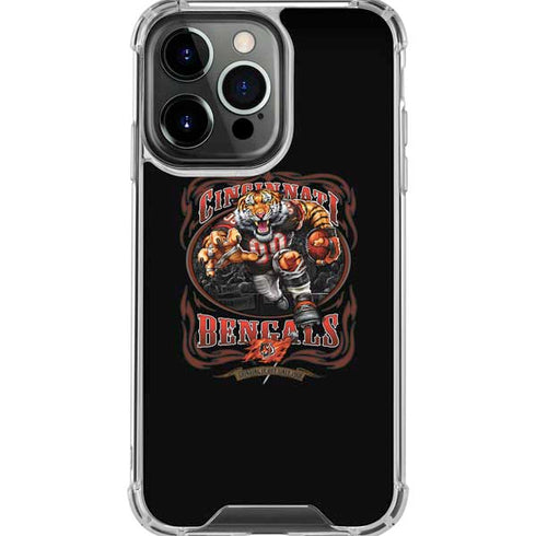 Liquid Blue NFL Cincinnati Bengals Running Back iPhone 16 Pro Max Clear Case