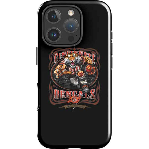 Liquid Blue NFL Cincinnati Bengals Running Back iPhone 16 Pro Max Impact Case