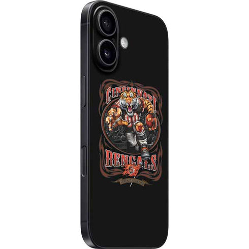 Liquid Blue NFL Cincinnati Bengals Running Back iPhone 16 Skin