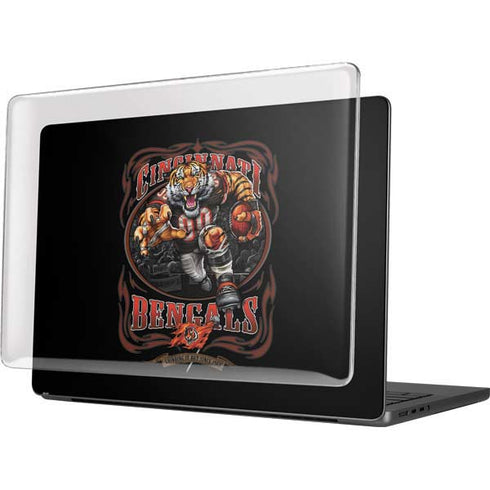 Liquid Blue NFL Cincinnati Bengals Running Back MacBook Pro 14in (2021-24) Case plus Skin