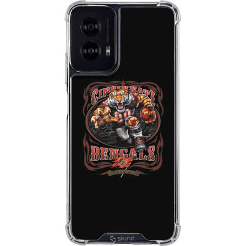 Liquid Blue NFL Cincinnati Bengals Running Back Moto G Power 5G (2024) Clear Case