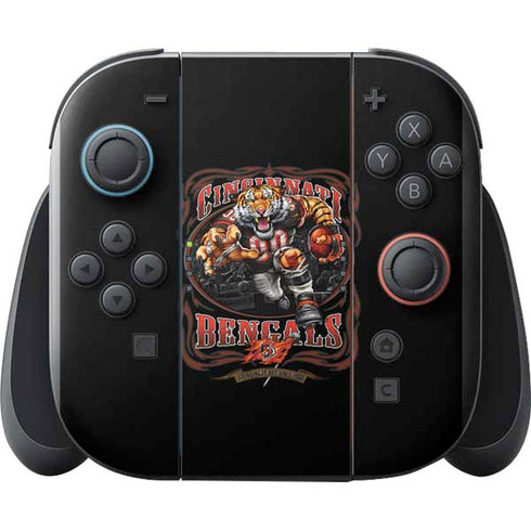 Liquid Blue NFL Cincinnati Bengals Running Back Nintendo Switch 2 (2025) with Joy-Con Skin