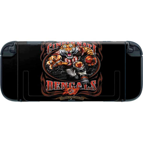 Liquid Blue NFL Cincinnati Bengals Running Back Nintendo Switch 2 (2025) with Joy-Con Skin
