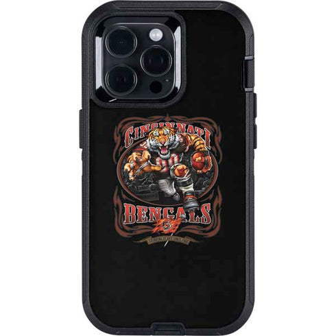 Liquid Blue NFL Cincinnati Bengals Running Back Otterbox Defender iPhone Skin