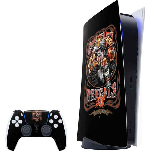 Liquid Blue NFL Cincinnati Bengals Running Back PlayStation PS5 Skins