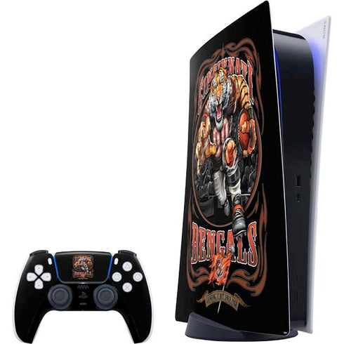 Liquid Blue NFL Cincinnati Bengals Running Back PlayStation PS5 Skins