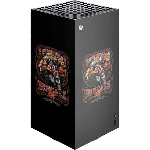 Liquid Blue NFL Cincinnati Bengals Running Back XBox Series X Digital Edition Console Skin
