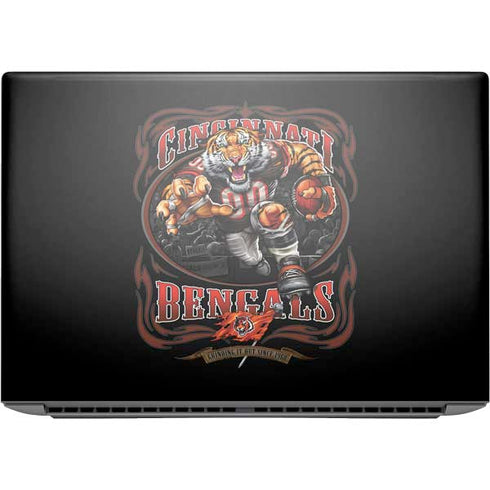 Liquid Blue NFL Cincinnati Bengals Running Back HP ZBook Fury 16 G10 Skin
