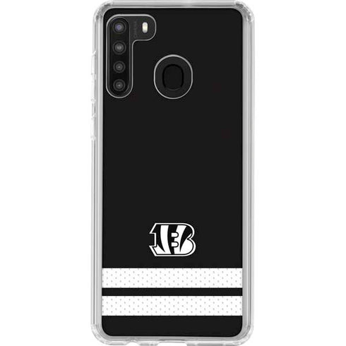 NFL Cincinnati Bengals Shutout Galaxy A21 Clear Case