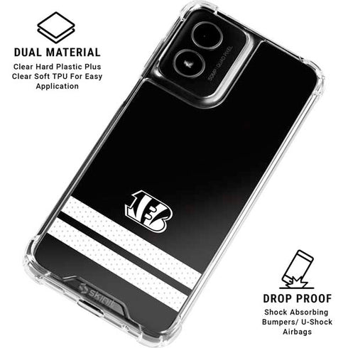 NFL Cincinnati Bengals Shutout Moto G Power 5G (2024) Clear Case