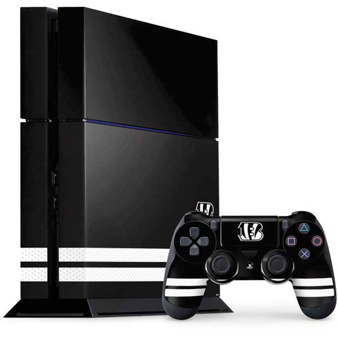 NFL Cincinnati Bengals Shutout PS4 Console and Controller Bundle Skin