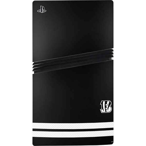 NFL Cincinnati Bengals Shutout PS5 Pro Disk Console Skin