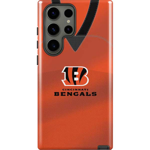 NFL Cincinnati Bengals Team Jersey Galaxy S23 Ultra Pro Case