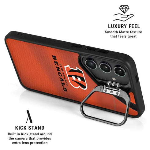 NFL Cincinnati Bengals Team Jersey Galaxy S25 Kickstand Case