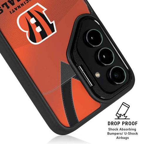 NFL Cincinnati Bengals Team Jersey Galaxy S25 Kickstand Case