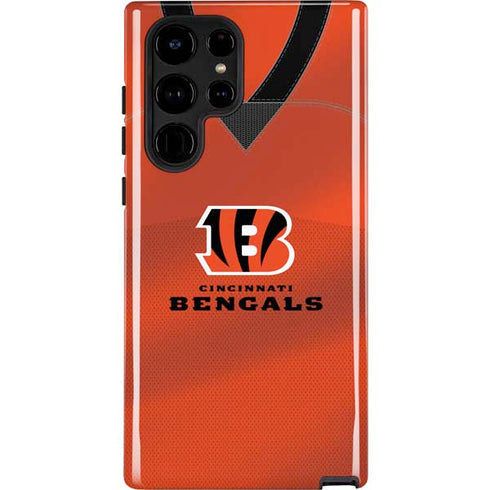 NFL Cincinnati Bengals Team Jersey Galaxy S25 Ultra Impact Case